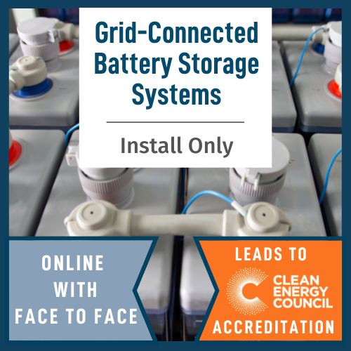 Grid-Connected Battery Storage Systems Install Only