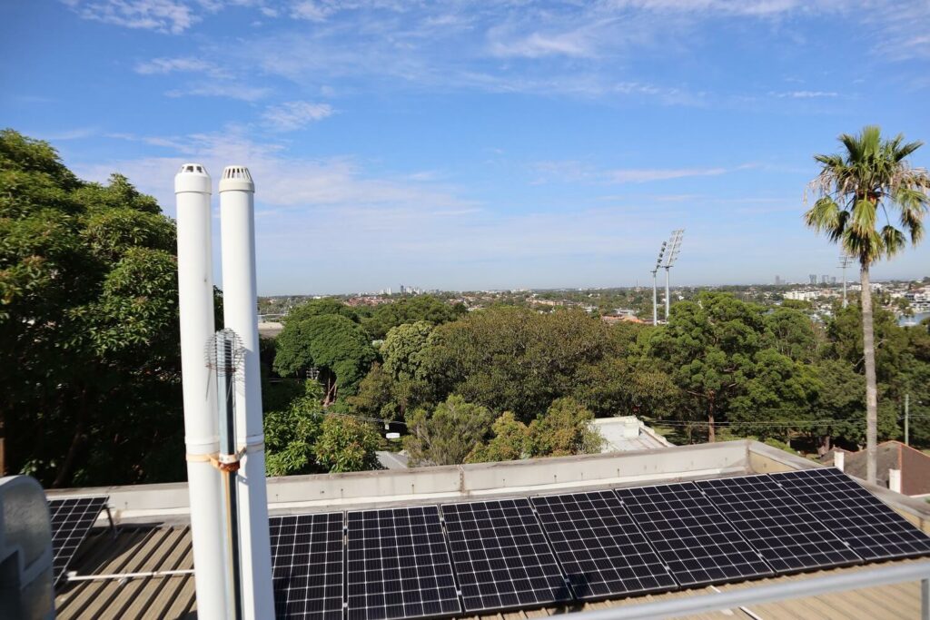 Solar Cells being shaded