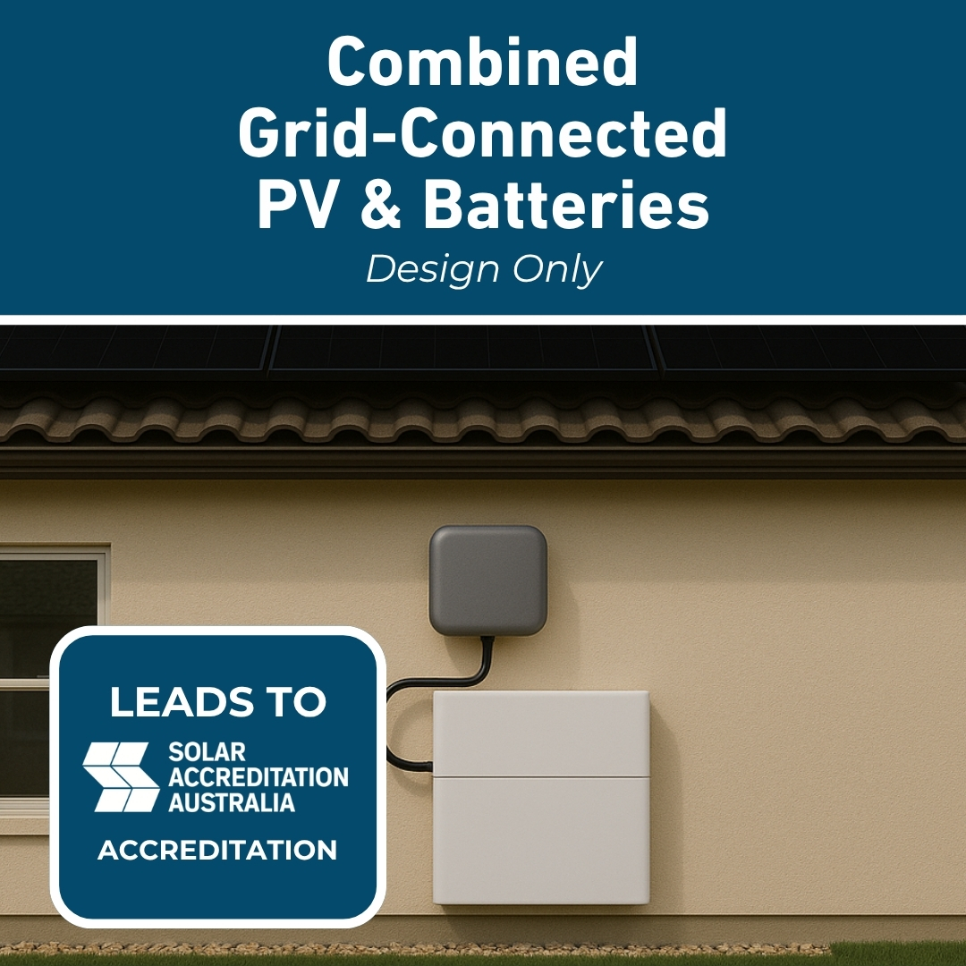 Combined Grid-Connected PV and Batteries Design Only