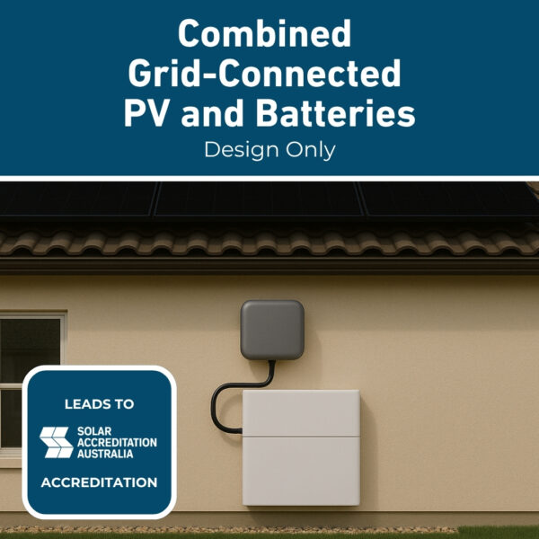 Combined Grid-Connected PV and Batteries Design Only