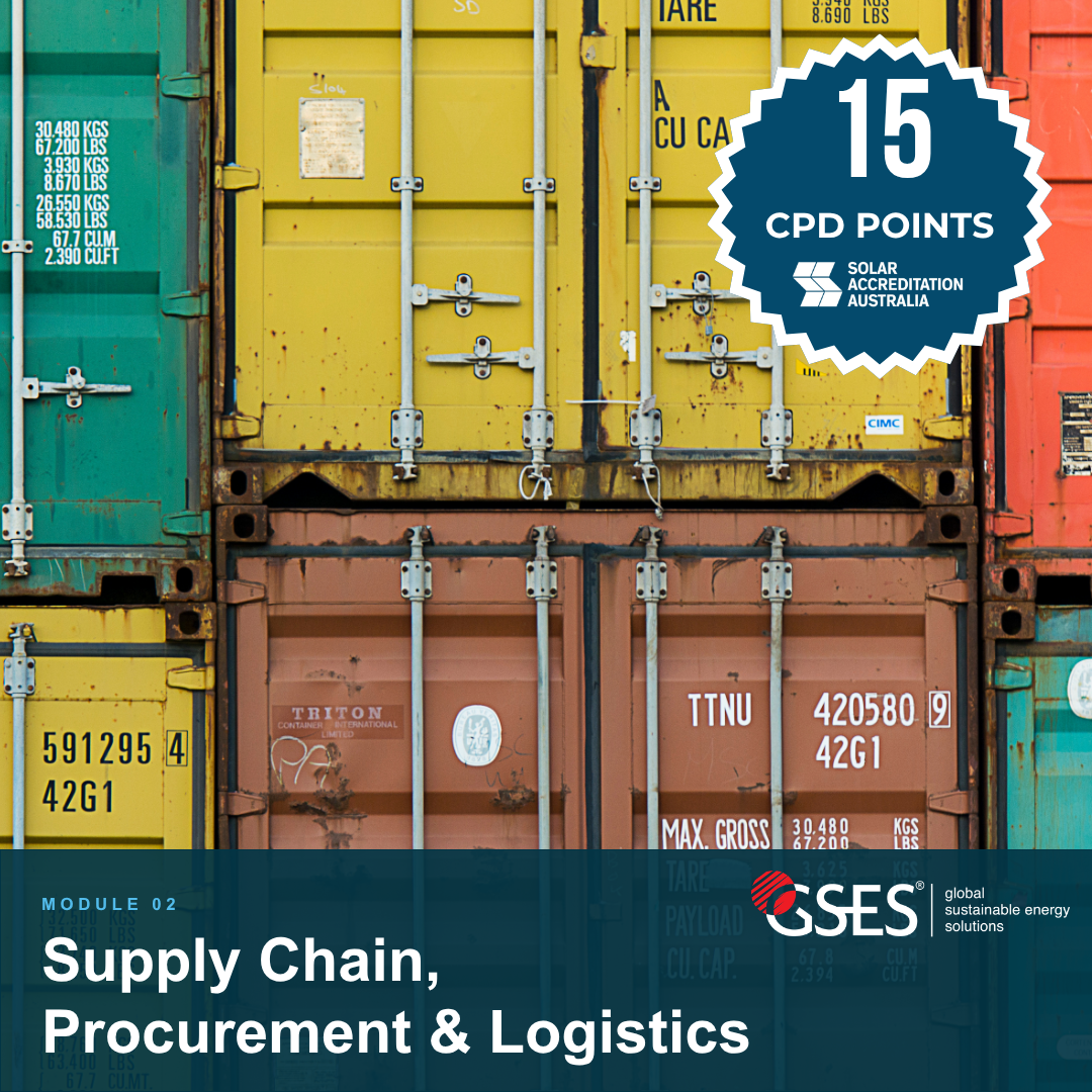 C&I Series, Module 2: Supply Chain, Procurement & Logistics